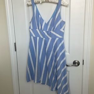 Plenty Tracy Reese Blue White Poplin Dress Size 2p